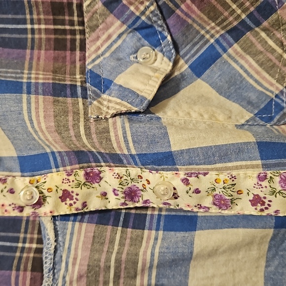 Purple plaid shirt - Picture 3 of 4